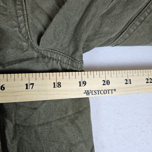 Zara Utility Embroidered Beaded Jacket Womens M Bird Flower Army Green Military - Picture 12 of 14